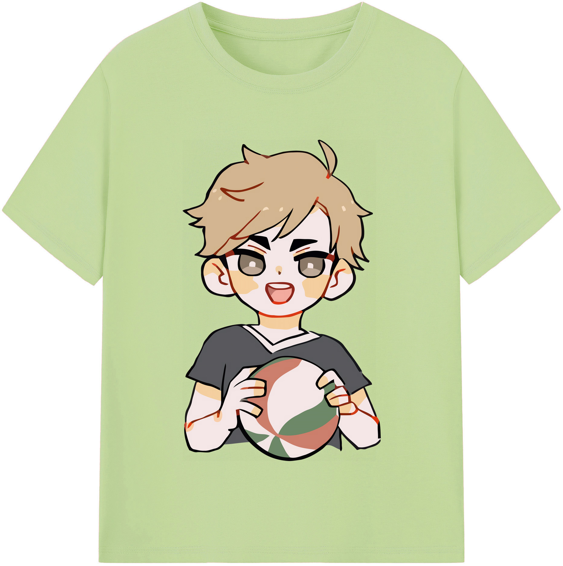 （画像用） ハイキュー!! Haikyu!! 綿100％半袖Tシャツ（フロントプリント）